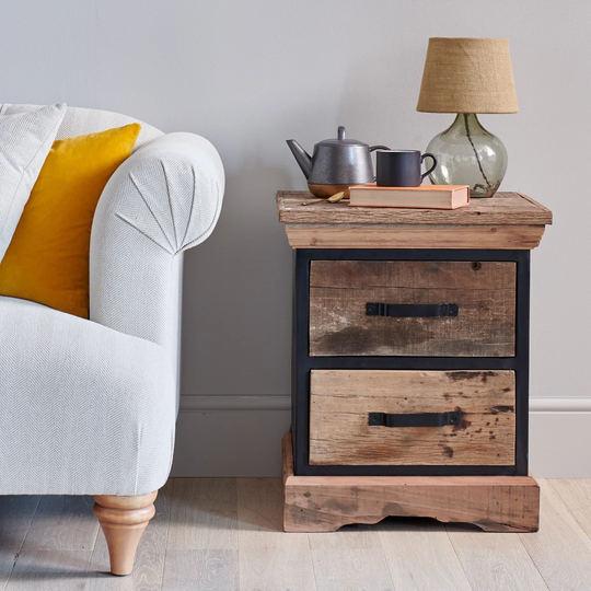 Hingham 2 Drawer Bedside Table