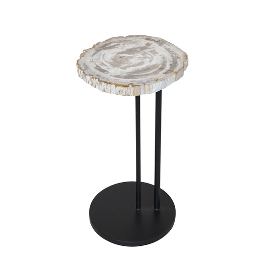 Sandown Petrified Wood Side Table