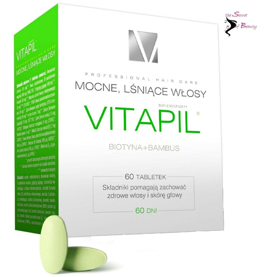 VITAPIL 60 TABLETS HAIR SUPPLEMENT BIOTIN + BAMBOO