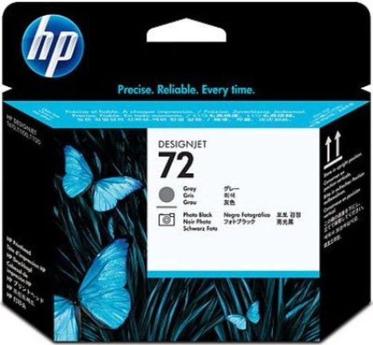HP 72 Grey & Photo Black Original DesignJet Printhead For use with - T1100, T1120, T1200 - C9380A