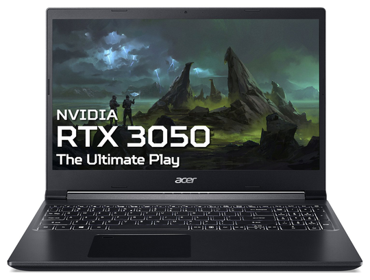 Acer Aspire 7 15.6in R5 8GB 512GB RTX3050 Gaming Laptop