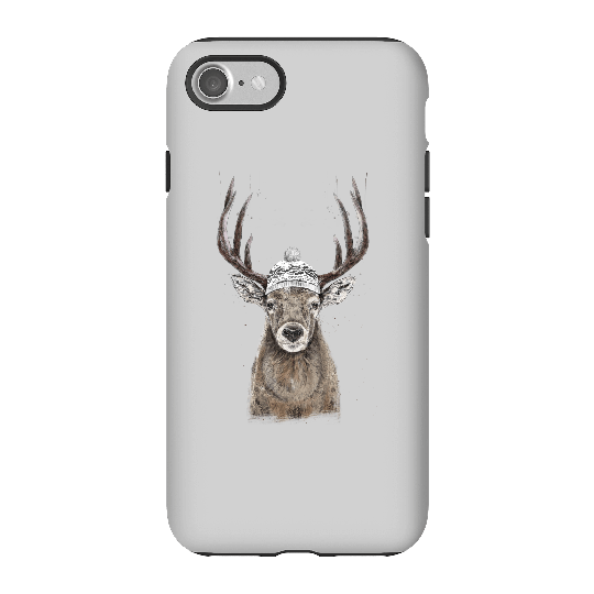 Balazs Solti Winter Deer Phone Case for iPhone and Android - iPhone 7 - Tough Case - Matte