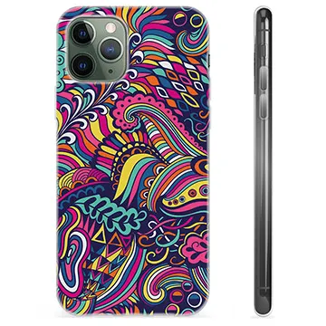iPhone 11 Pro TPU Case - Abstract Flowers