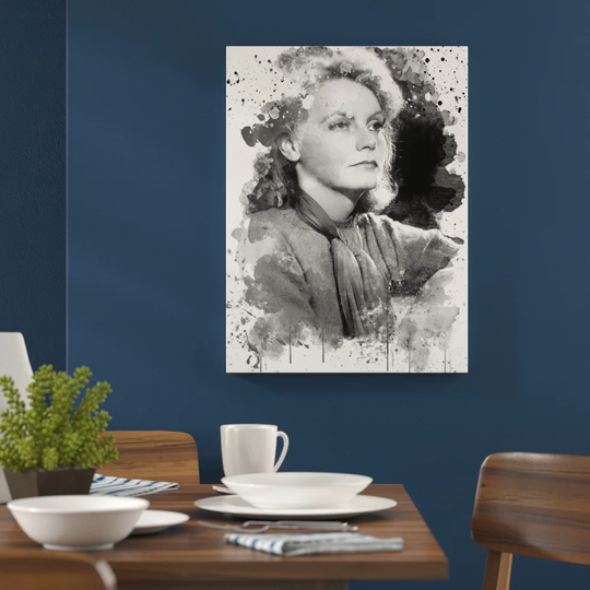 'Greta Garbo' Graphic Art Print Poster