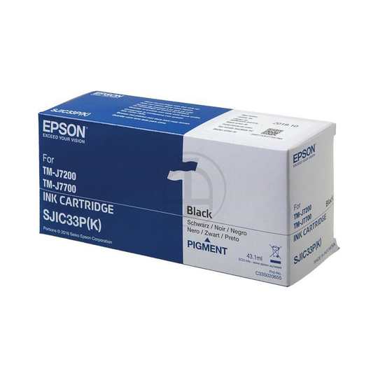 Epson Black Ink Cartridge (TM-J7200)