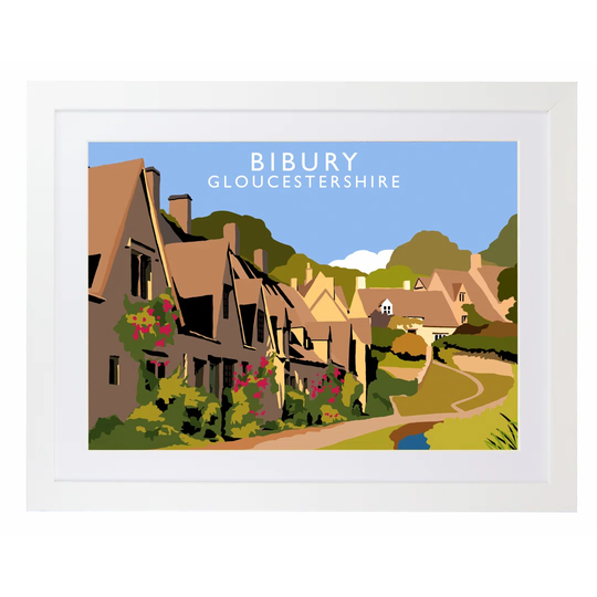 Bibury by Richard O'Neil - Graphic Art Print on Paper