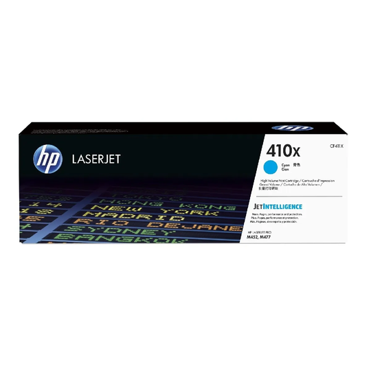 HP 410X High Yield Cyan Original LaserJet Toner Cartridge