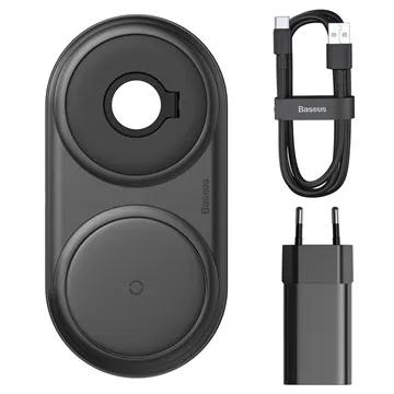 Baseus Planet 2-in-1 Wireless Charger BS-W511 - 10W - Black