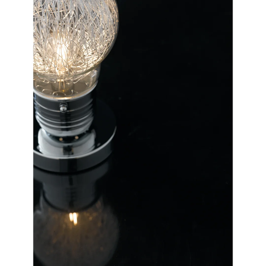 Caoife 28cm Chrome Table Lamp