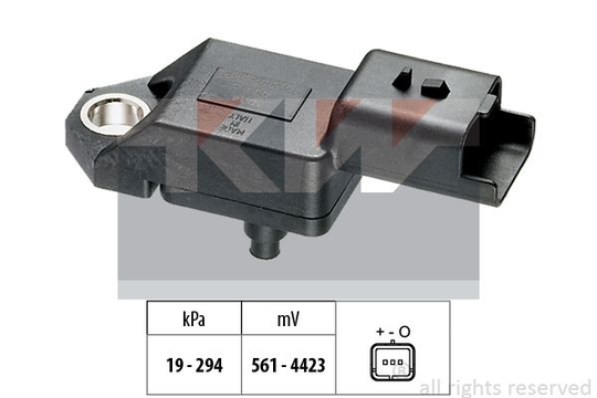 Air Pressure Sensor, height adaptation Made in Italy - OE Equivalent 493337 KW 493337