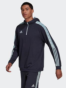 Adidas Tiro Hoodie - Blue