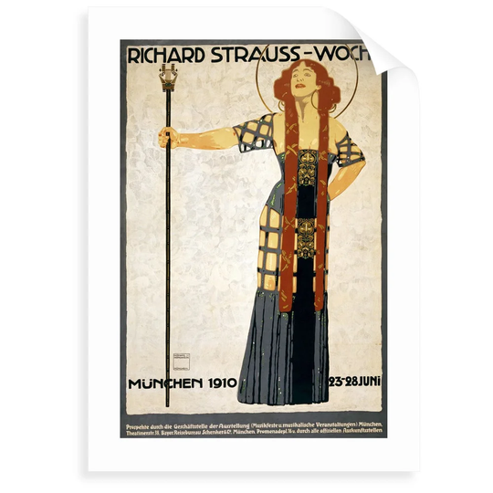 Richard Strauss-Woche Poster - Advertisement Print