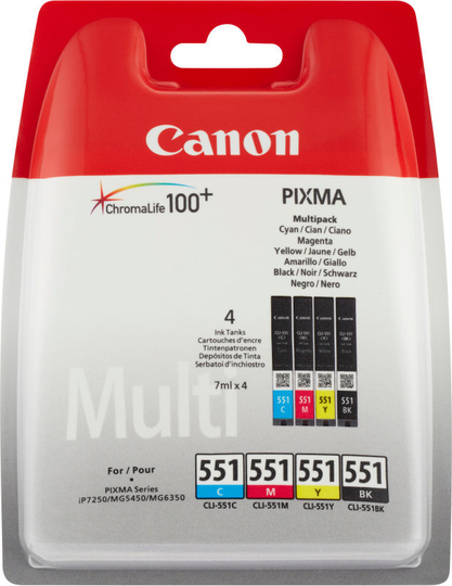 Canon CLI-551XL C/M/Y/BK Photo Value Pack