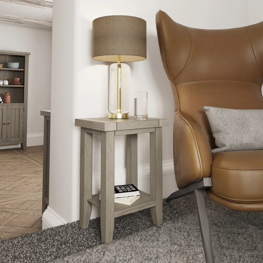 Christy Side Table with Storage