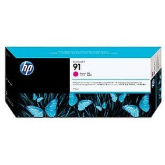 HP 91 Magenta Original Ink Cartridge - Standard Yield 775ml - C9468A