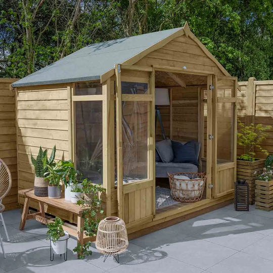 Forest Garden Oakley Overlap 8' x 6' Summerhouse