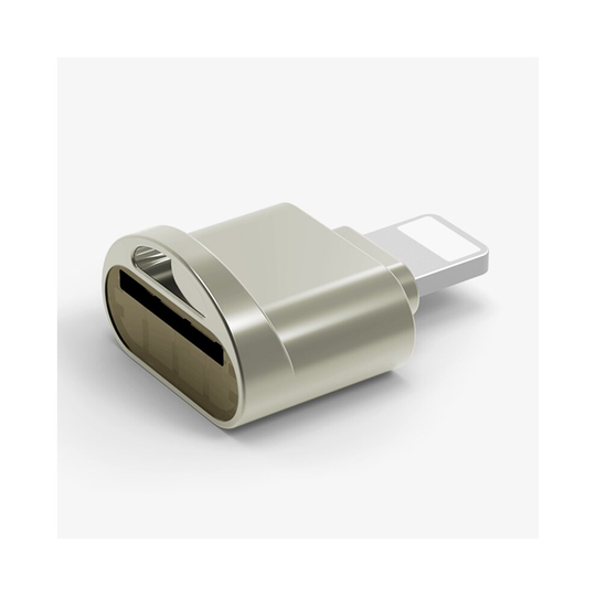 (GOLD) 8 Pin to TF Card Reader for iPhone iPad Pro iOS 13