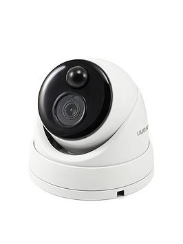 Swann Smart Security 4K Thermal Sensor Outdoor Dome Add On Cctv Camera With Ir Night Vision &Amp; Pir Motion Detection - Swnhd-887Msb-Eu