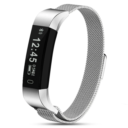 Aquarius AQ115 Signature Edition Fitness Tracker - Metal Strap Silver