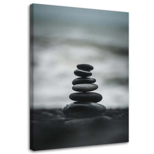 Canvas Print Stones Sea Spa Zen