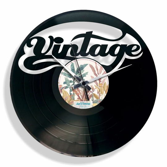 Vinyl 30cm Silent Wall Clock
