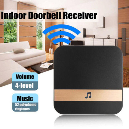 (Chime only) Wireless Door Bell Door Cordless Doorbell Range Home Video Doorbell
