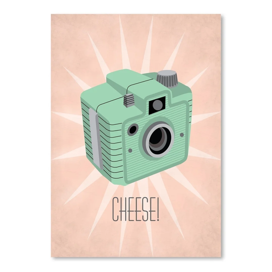 Camera 1 Graphic Art Wrapped on Canvas