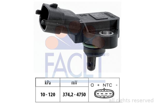 Air Pressure Sensor, height adaptation Made in Italy - OE Equivalent 103180
