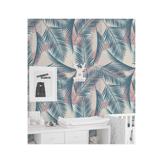 Tarren Tropic Palm Leaf Pastel Wallpaper