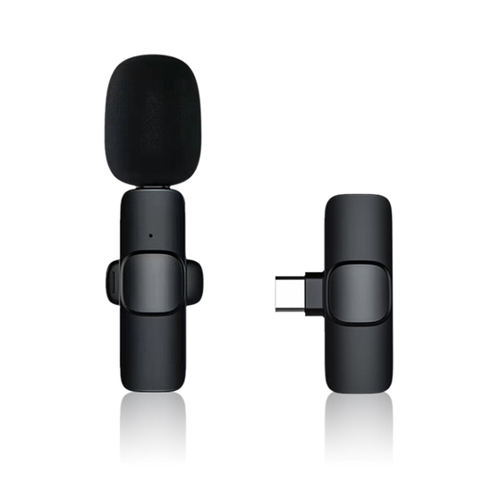 (Type-C Interface) Mini Wireless Microphone Bluetooth-Compatible Cordless Clip-On Mic Mobile Phone Accessories, Type-C Interface