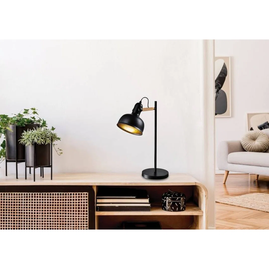Pugsley 56Cm Black Desk Lamp