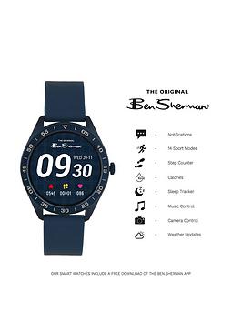 Ben Sherman Men's Smartwatch, Navy, Men