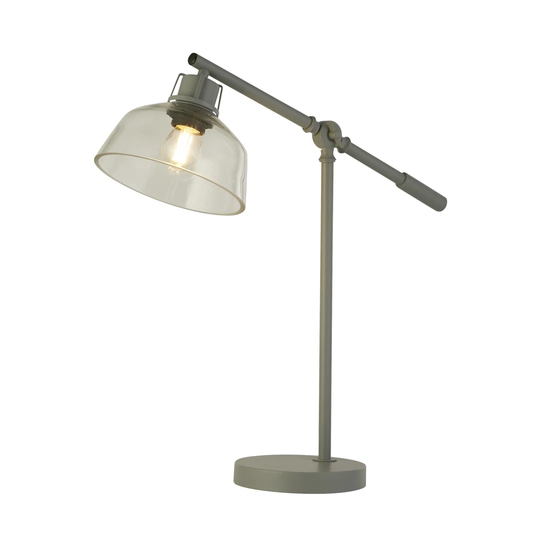 Flournoy 45Cm Grey Desk Lamp