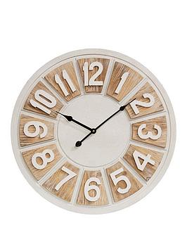 Hestia Two Tone Round Wall Clock