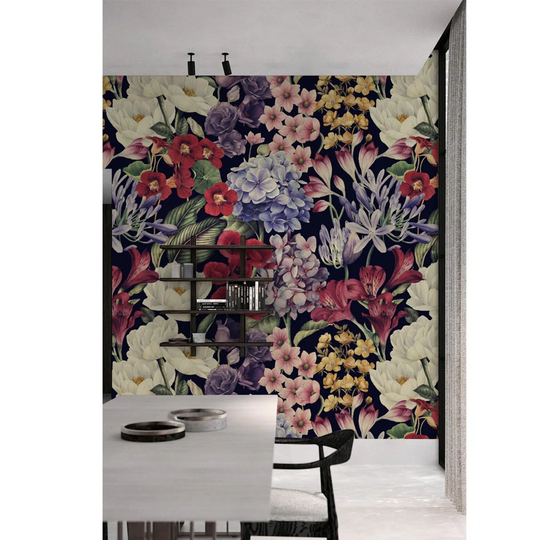 Grabert Peonyful Meadow Floral Wallpaper