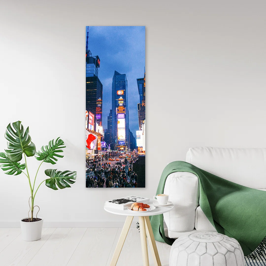 Canvas Print, Cities And Blue Architecture