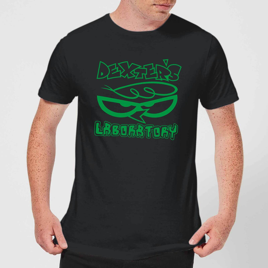 Dexters Lab Logo Men's T-Shirt - Black - XS