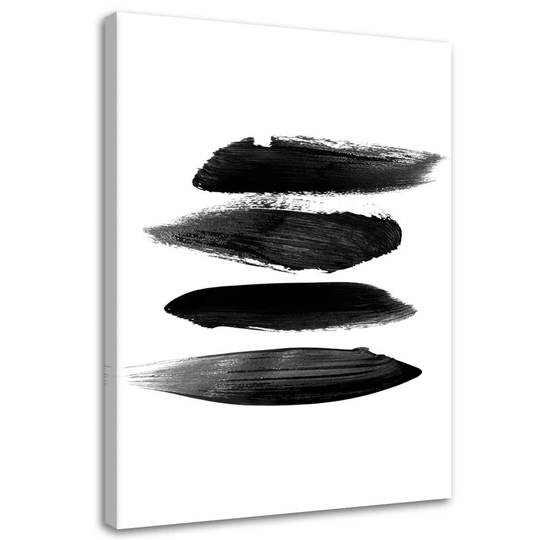 Canvas Print Abstract Black And White