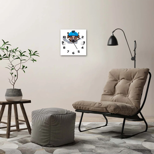 Ill Dog Silent Wall Clock