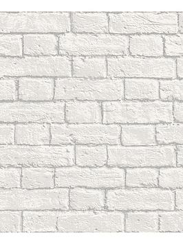Crown Glitter Brick Wallpaper