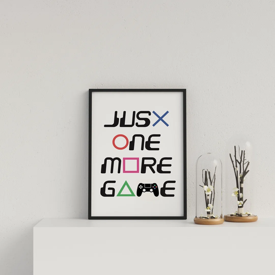 Typography Just One More Game V2