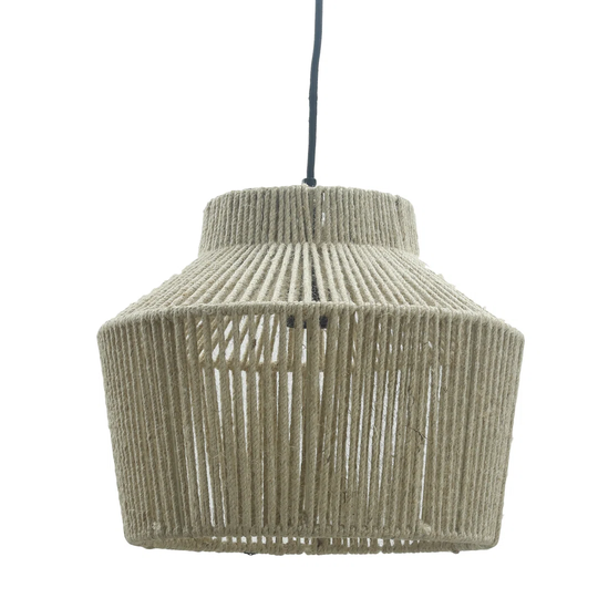 Juta natural jute hanging lamp small round