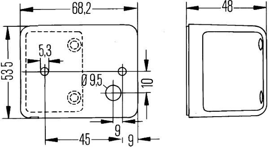 Tail Light 2SA 006 679-027 Hella 2SA 006 679027