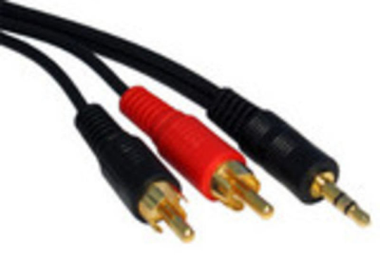 Newlink 3.5mm Stereo Plug - 2x RCA Plug 3m