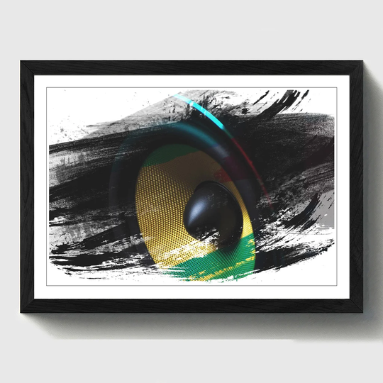 'Speaker Hi-Fi' Framed Art Print