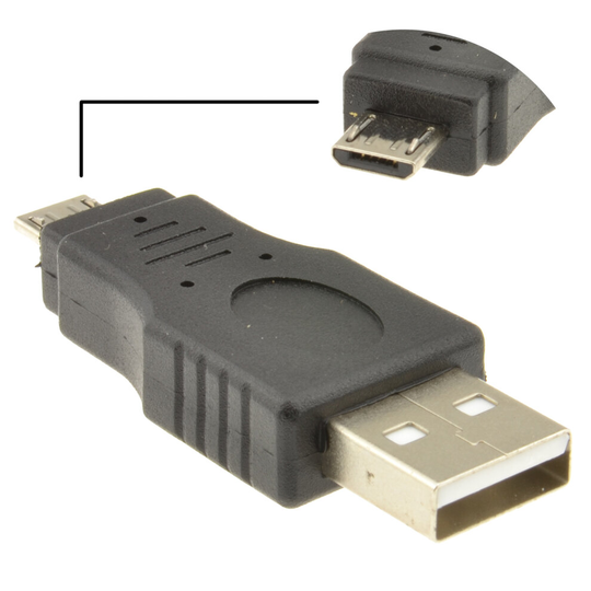 kenable USB 2.0 A Male Plug to USB MICRO 5 Pin Plug Male Adaptor