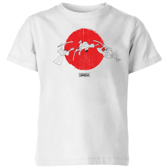 Samurai Jack Sunrise Kids' T-Shirt - White - 3-4 Years - White