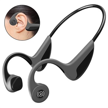 Bluetooth 5.0 Bone Conduction Headphones Z8 - IPX4 (Open-Box Satisfactory) - Black