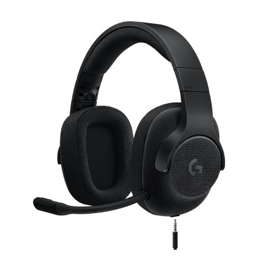 LOGITECH G433 7.1 Gaming Headset - Black, Black