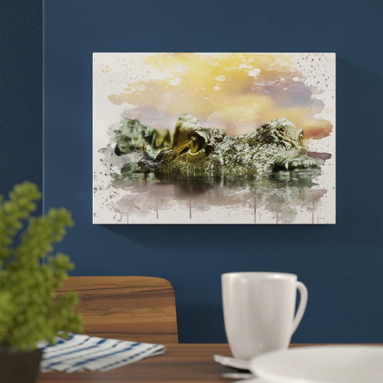 'Crocodile Eye' Graphic Art Print Poster